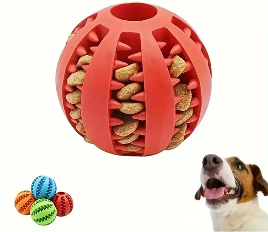Gumowa piłka do gryzienia - gryzak dentystyczny dla psa