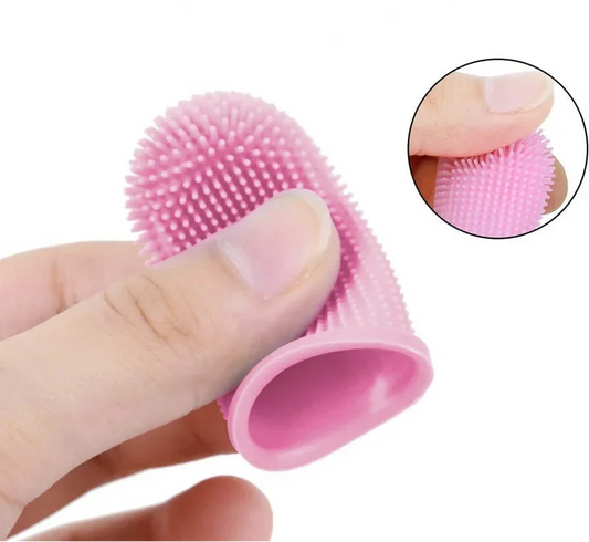 Super miękka silikonowa szczoteczka do zębów dla psa i kota