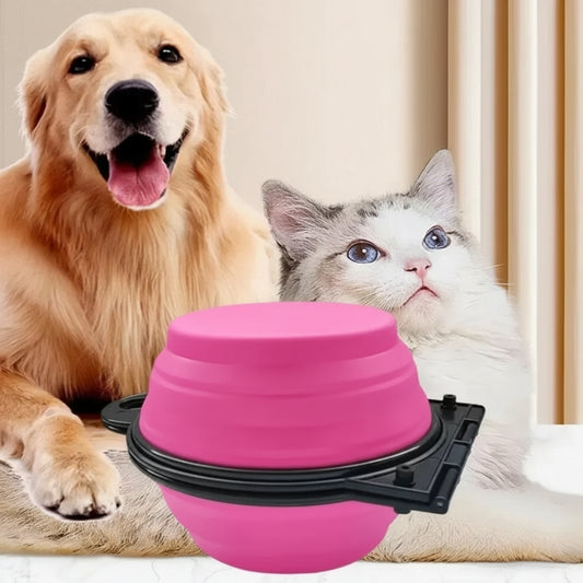 Składana podwójna miska podróżna dla psa i kota