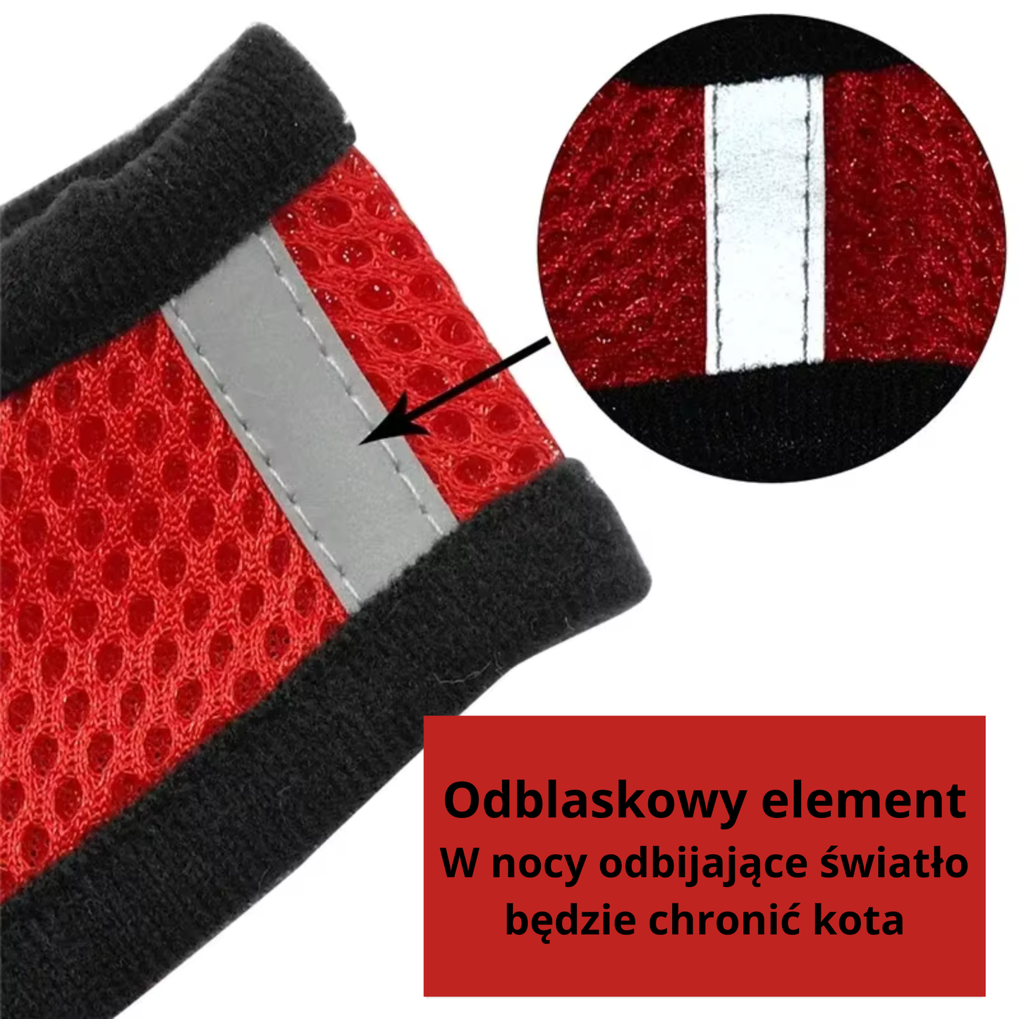 Regulowana Uprząż/Szelki dla Kota