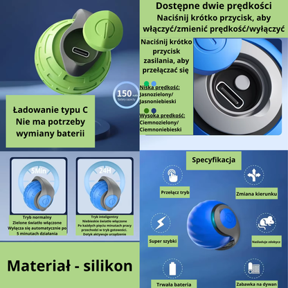 Inteligentna Interaktywna Piłka dla Kota – Automatyczna Zabawka