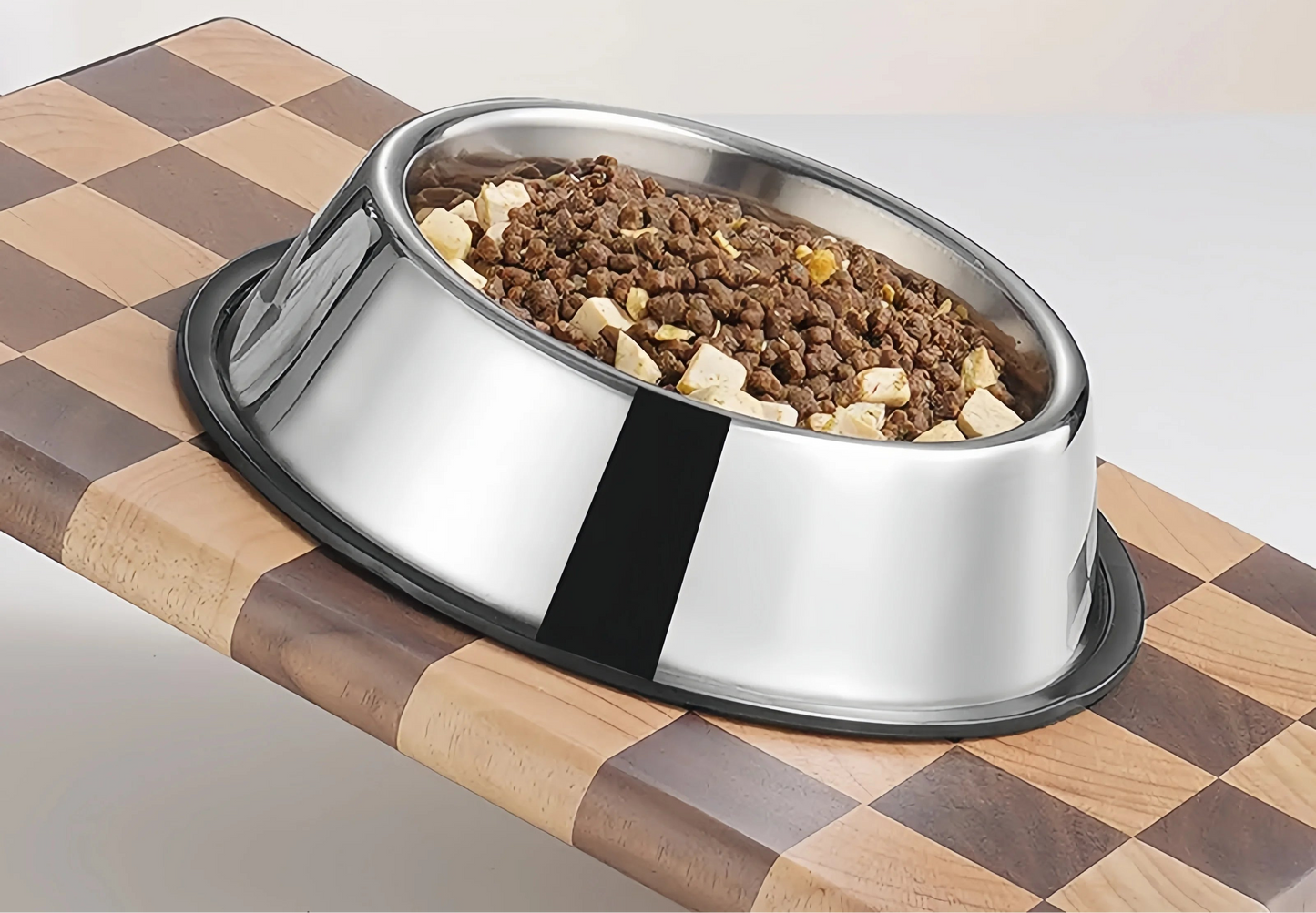 Miska ze stali nierdzewnej dla psa i kota