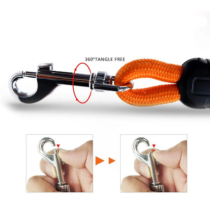 Długa smycz treningowa dla psa 5M / 15M – wytrzymała smycz nylonowa dla psów