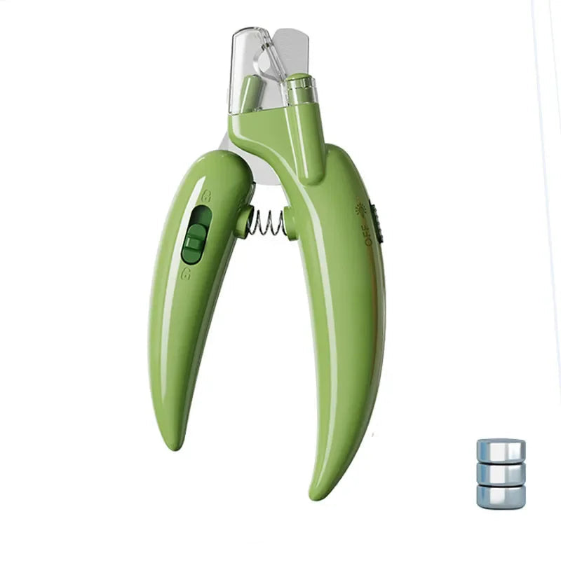 Profesjonalny obcinacz do pazurów dla psa i kota z podświetleniem LED