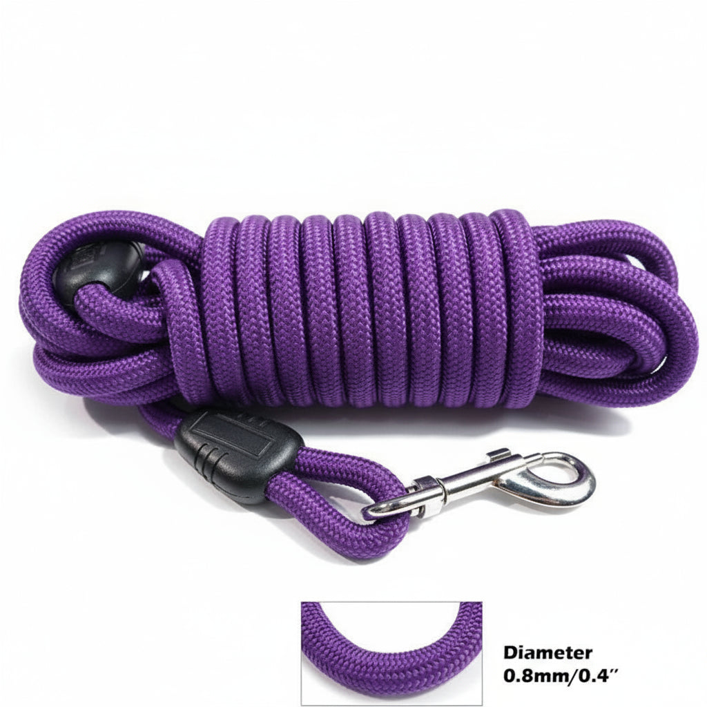 Długa smycz treningowa dla psa 5M / 15M – wytrzymała smycz nylonowa dla psów