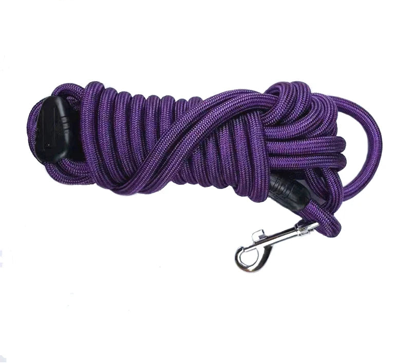 Długa smycz treningowa dla psa 5M / 15M – wytrzymała smycz nylonowa dla psów