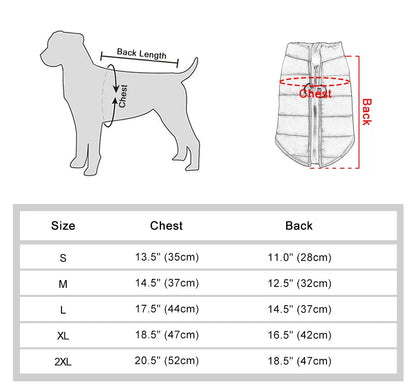 Ciepłe ubranko dla psa - płaszczyk marki Beirui