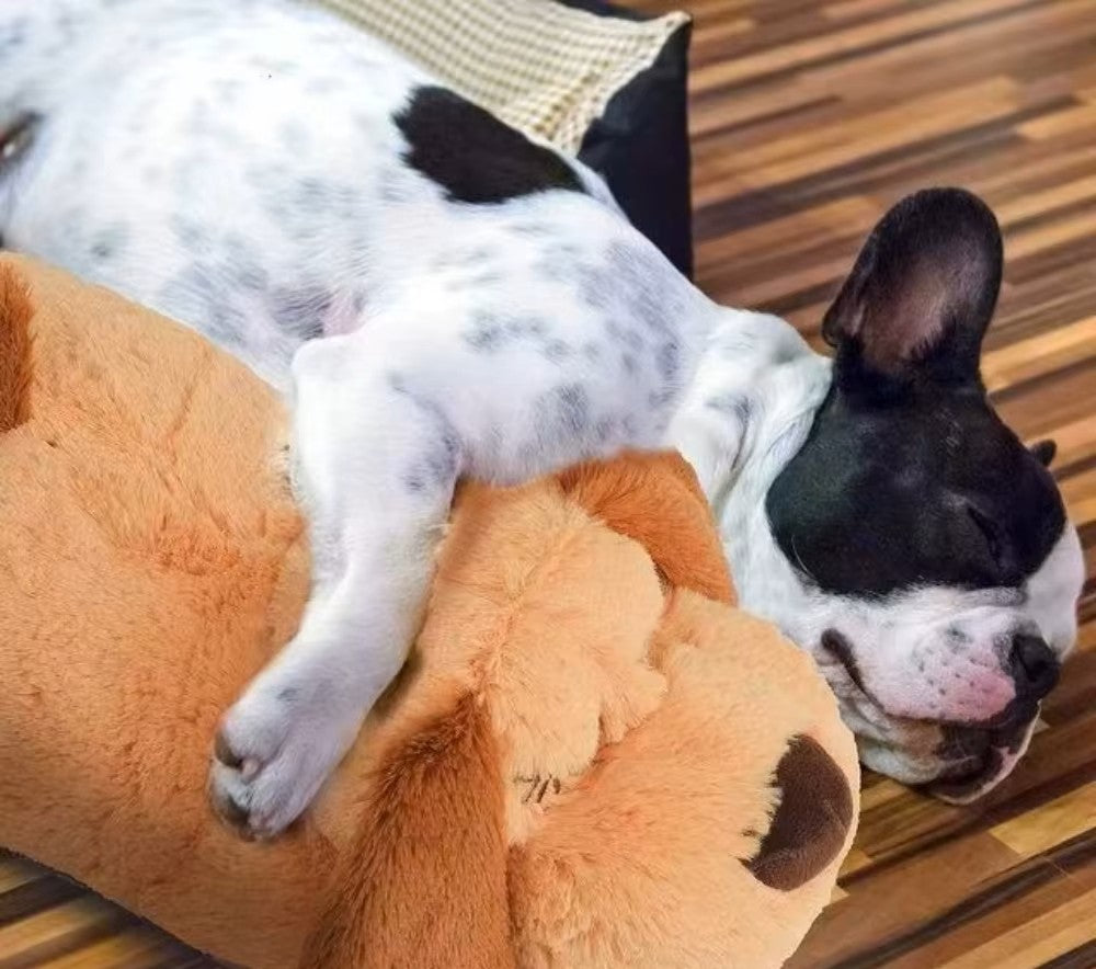 Zabawka dla psa z biciem serca – pluszowy piesek uspokajający