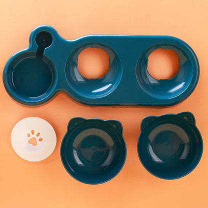 Automatyczny Karmnik dla Kota z Podwójną Miską i Dozownikiem Wody