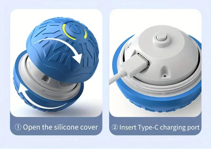 Inteligentna piłka dla psa – interaktywna, ładowana USB, odporna na gryzienie