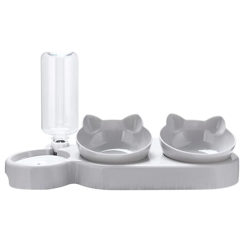 Automatyczny Karmnik dla Kota z Podwójną Miską i Dozownikiem Wody