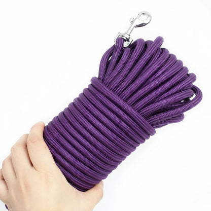 Długa smycz treningowa dla psa 5M / 15M – wytrzymała smycz nylonowa dla psów