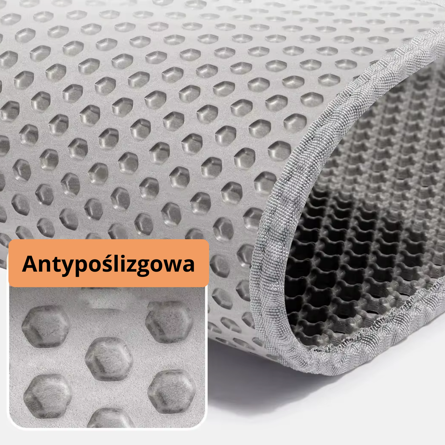 Dwuwarstwowa Mata na Żwirek dla Kota z Wodoodporną Powłoką