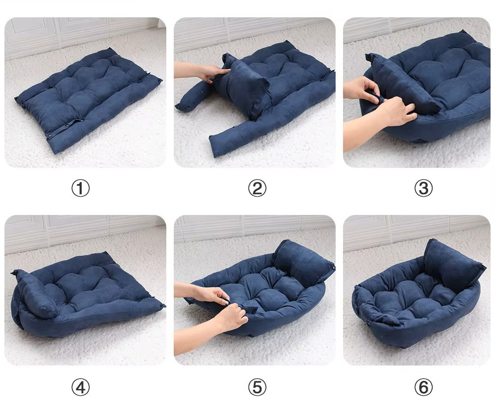 Wielofunkcyjne legowisko dla psa Didog 3w1 – miękkie, ciepłe i wygodne