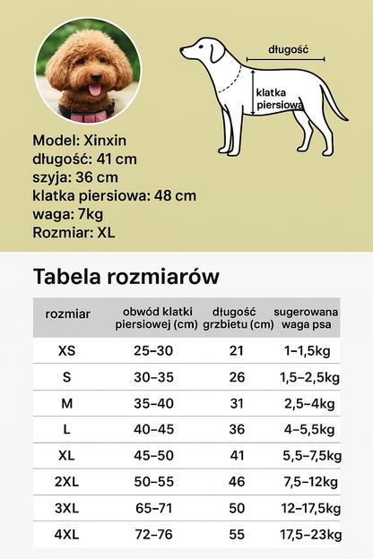 Płaszcz przeciwdeszczowy dla psa – wodoodporna kurtka z kapturem dla psów